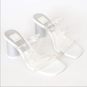 Dolce Vita Nova Crystal Vinyl Heels